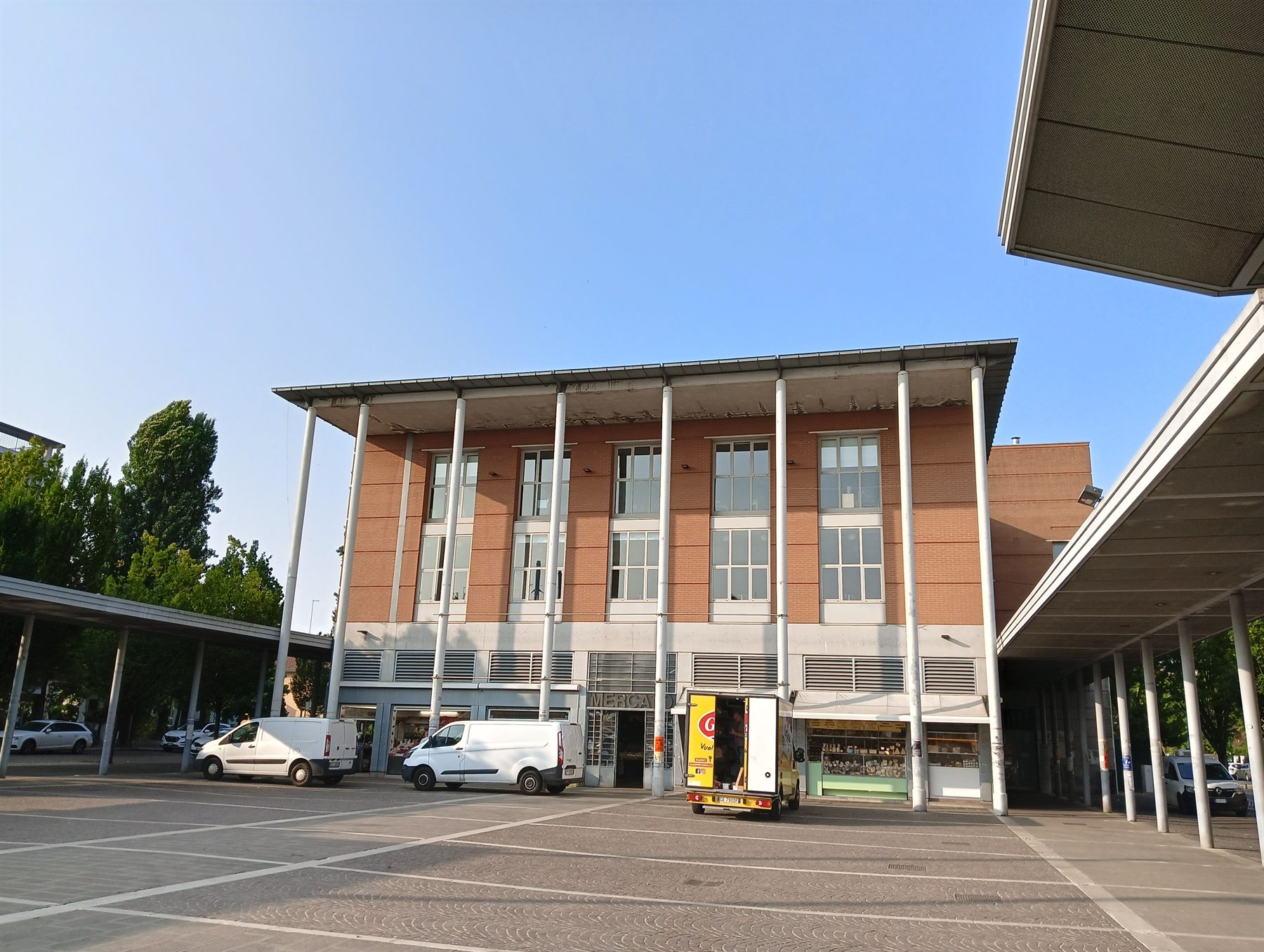 Rilievo della biblioteca di Marghera